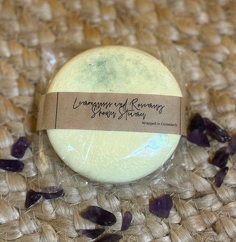Large Lemongrass Essential Oil Rosemary Essential Oil Shower Steamer, break into 4 pieces.