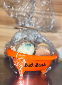 Ceramic Bath Affirmation Bath Bomb Gift Set